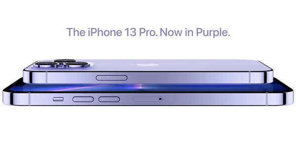 遠(yuǎn)峰藍(lán)不香了！曝iPhone 13 Pro紫色版下周發(fā)：高清渲染圖搶先看