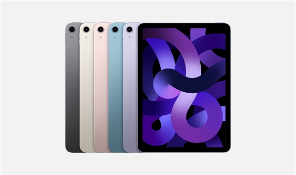 首次升級自研M1芯片！iPad Air 5今日開啟預(yù)定：4399元起