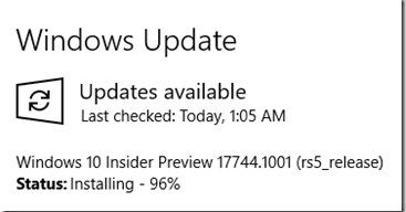 使用Timeline時應用崩潰可修復，Windows 10 Build 17744發(fā)布