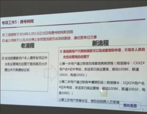 12月1日，工信部正式啟用攜號轉網(wǎng)新流程，超便捷