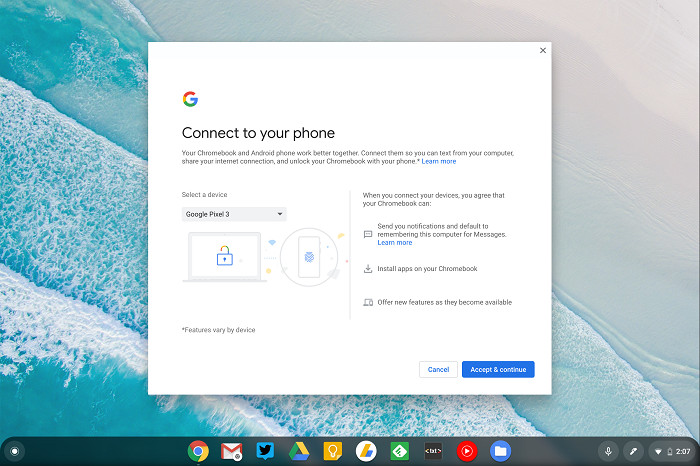 Chrome OS 71正式發(fā)布，帶來更好Android協(xié)作功能