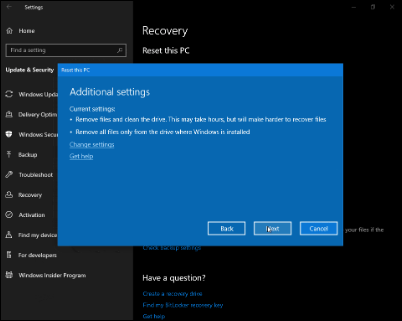 Windows 10 19H1新版18312推送：預(yù)留存儲(chǔ)上線、重置UI調(diào)整